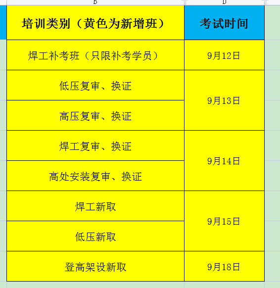 2023年特种作业操作证复审考试时间